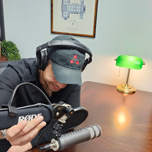 podcast studio host